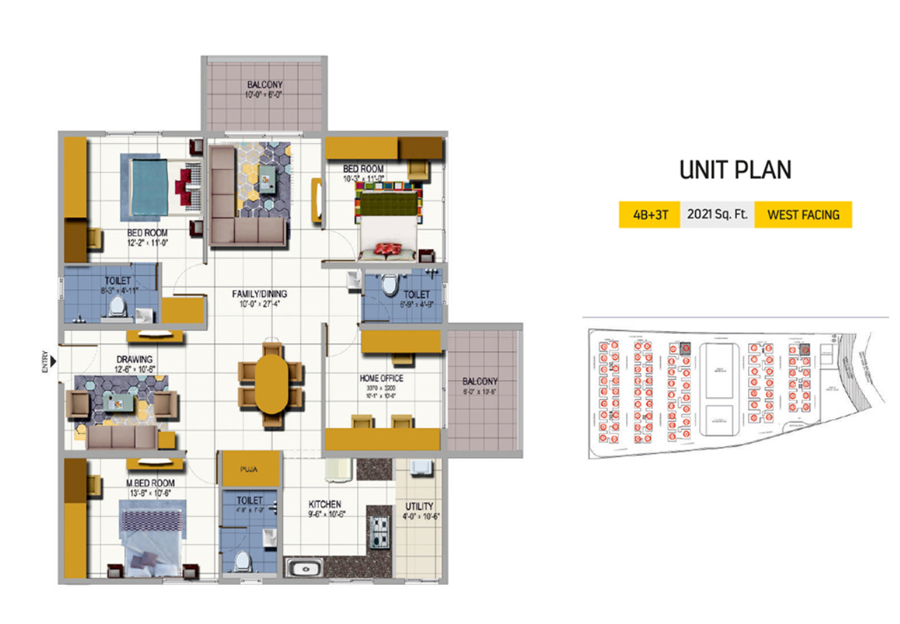 Urbanrise  On Cloud 33 Floor plan